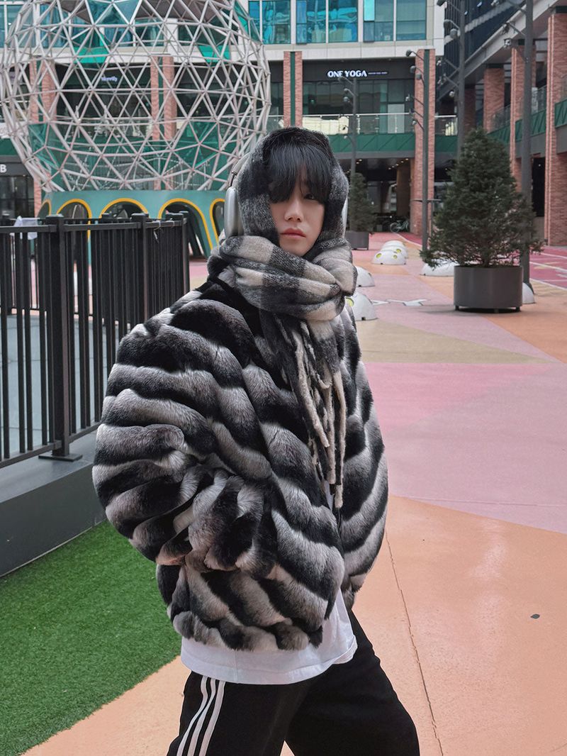 [Premium] Leopard Wave Fur Jumper (2color)