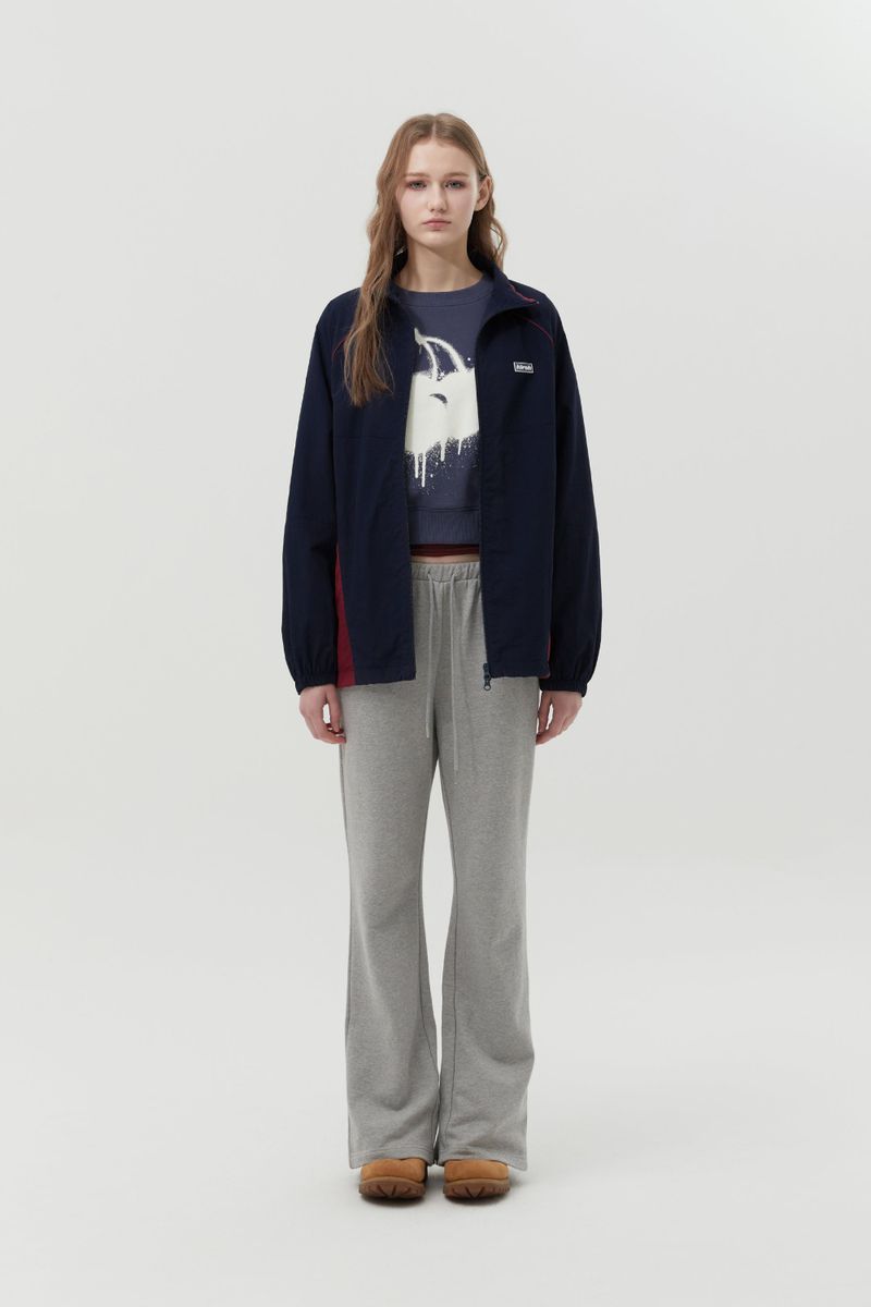 COLOR BLOCK RAGLAN JUMPER [DARK NAVY]