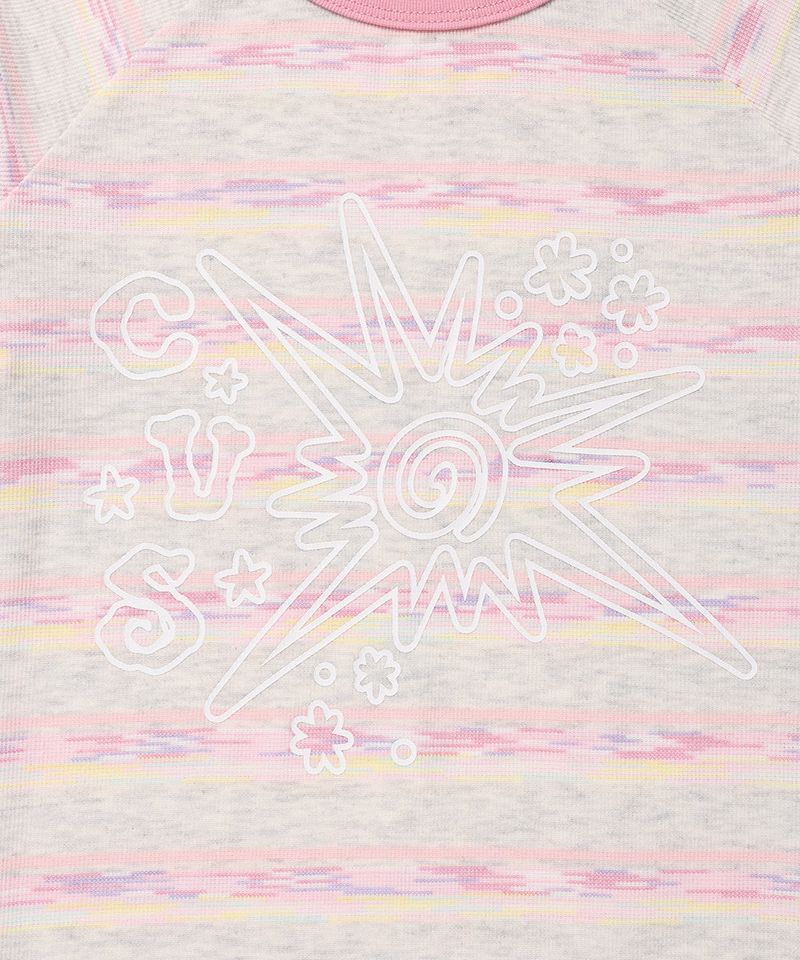 SUN LIGHT RAGLAN SS TEE PINK(CV2GMFT511A)