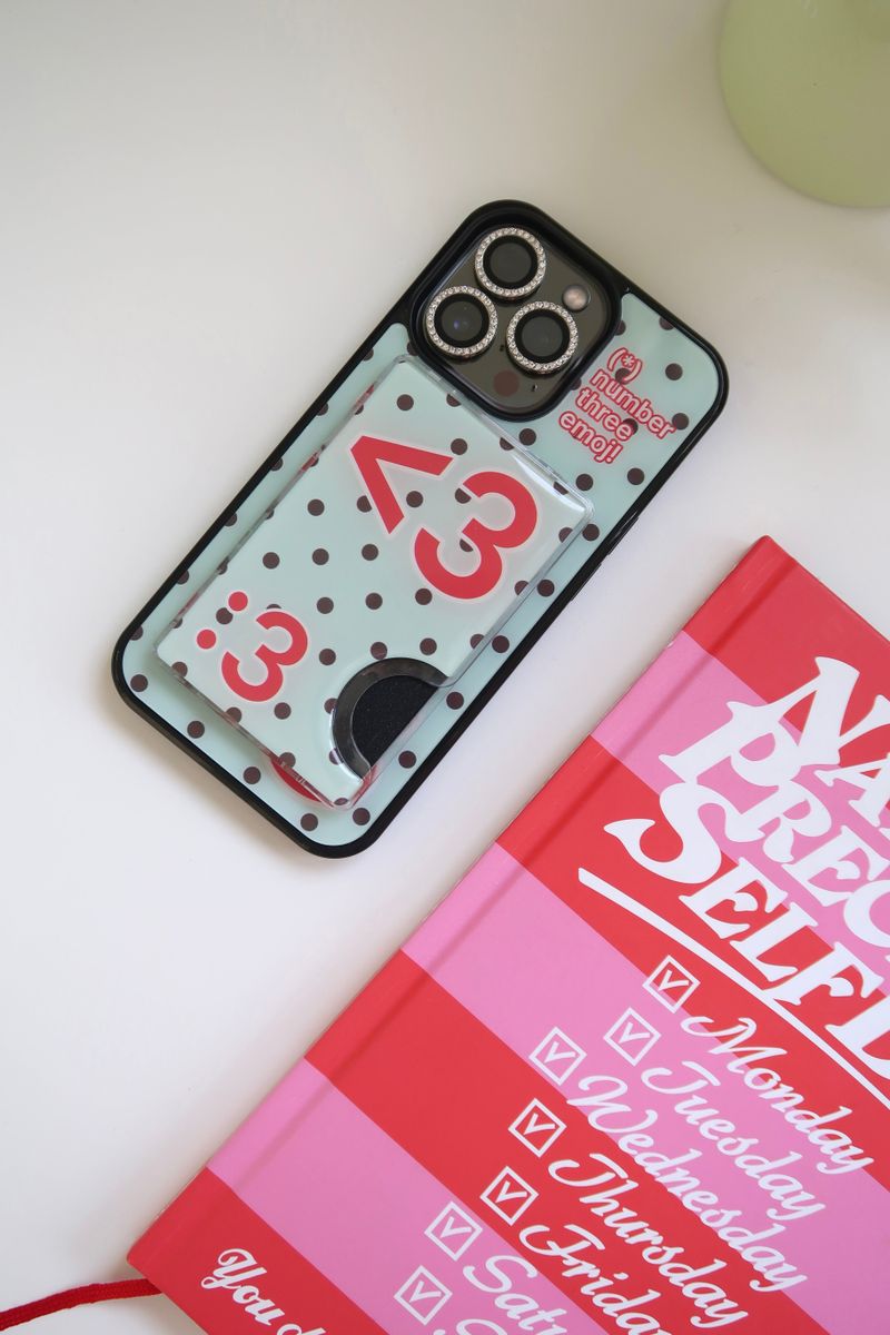[MADE] Number 3 emoji case (Mint choco) (magsafe) 
