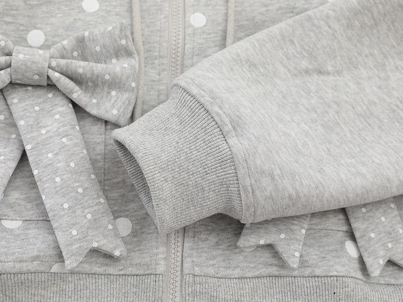 Nerisse Frill Dot Zip-Up