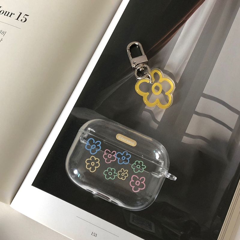 Soft flower airpods case