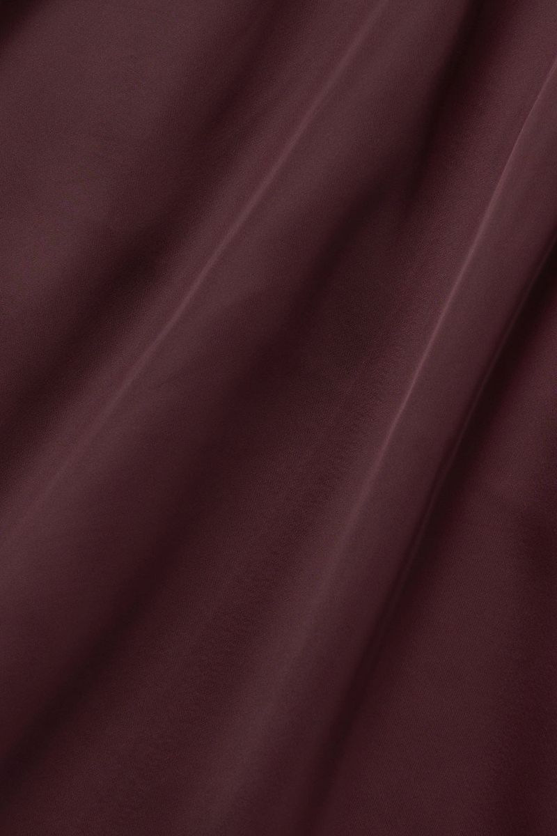 Slip satin midi skirt_purple