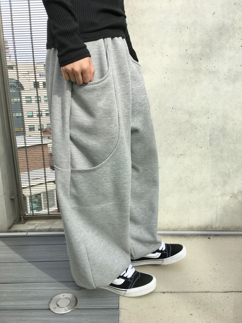 マイルカーブドツーポケットスウェットパンツ 6C