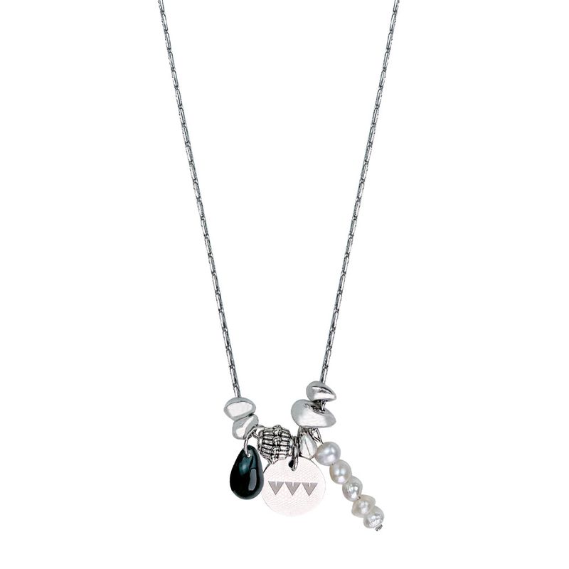 Waterdrop Pearl Logo Surgical Necklace