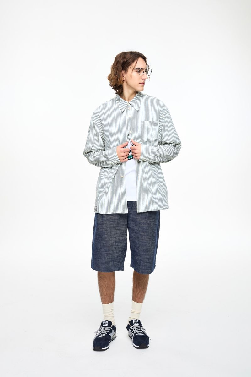 Fancy Linen Blended Bermuda Shorts