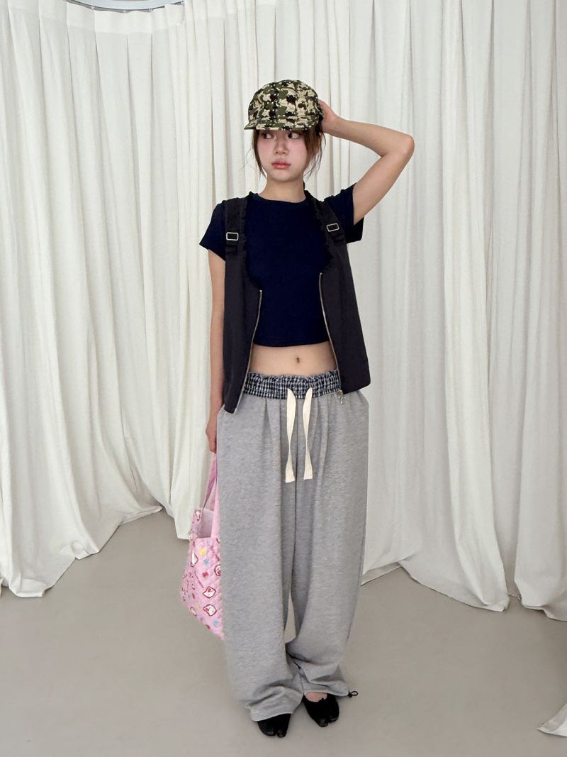 waist check sweat pants