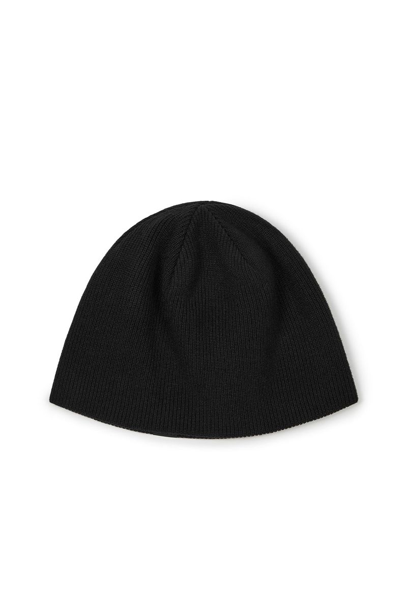 LABEL BEANIE (BLACK)
