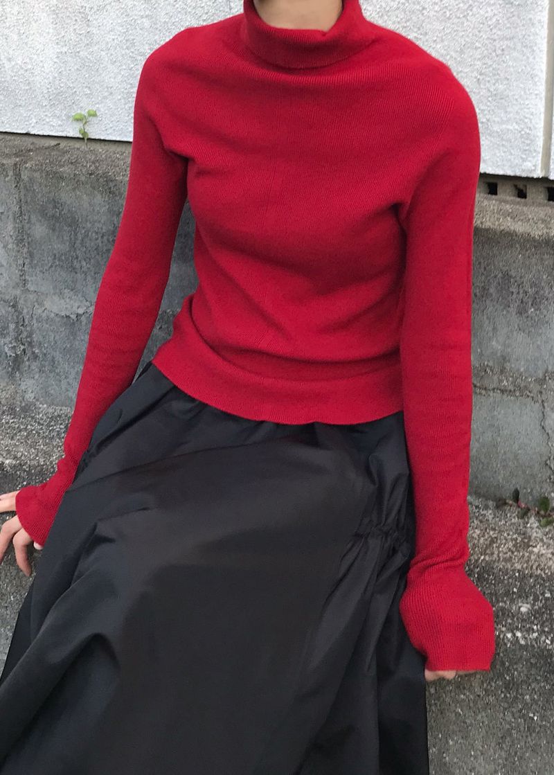 WOOL TURTLENECK KNIT