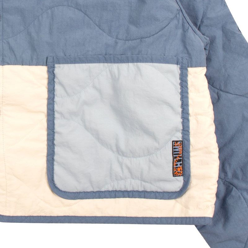 CROP REVERSIBLE QUILTING JUMPER(UNISEX)_SYS1JP03BU