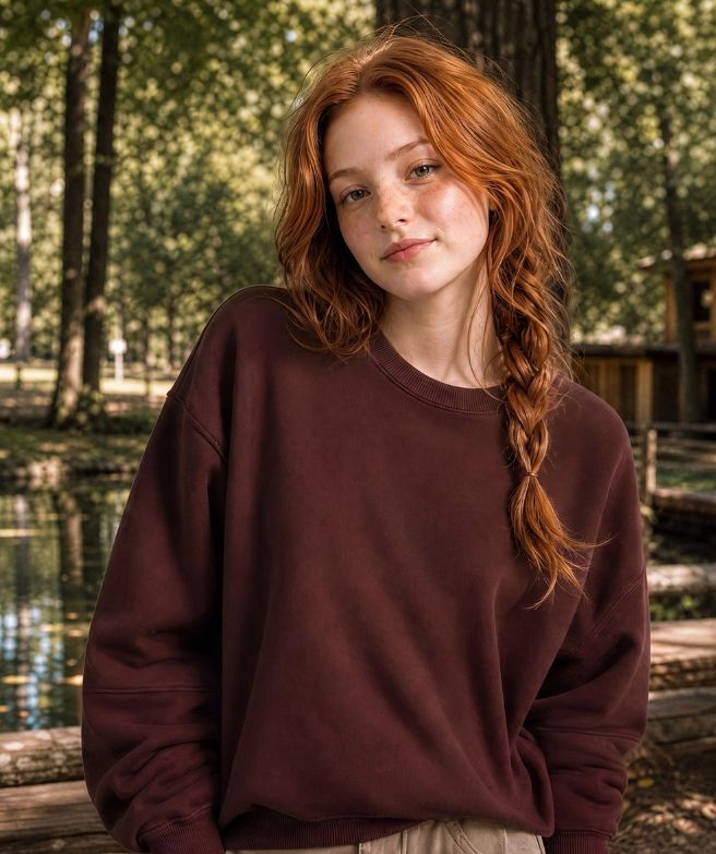 26FW★ Round Balloon Crop Sweatshirt