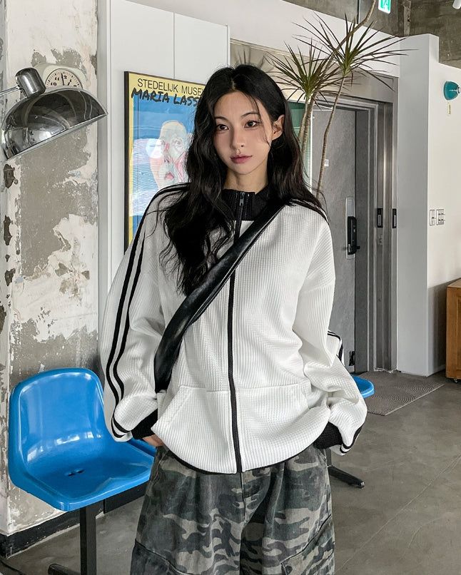 ULAN（ユレン）の「Laus Waffle Track Top Jersey（Tops）」