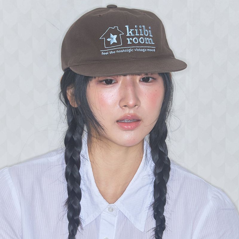 kiibi（キイビ）の「ヴィンテージルームキャップ ブラウン（帽子）」