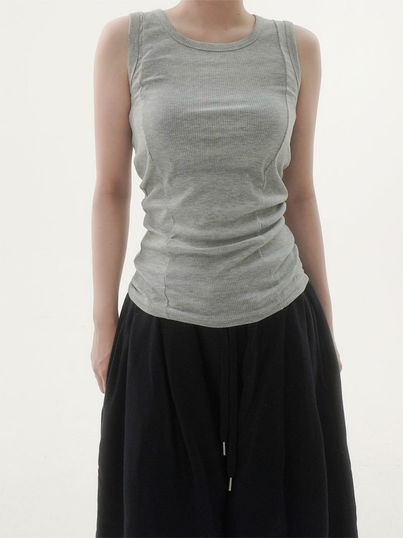 Ribble ribbed sleeveless -4C