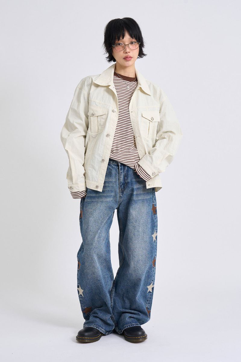 Coates nylon trucker jacket