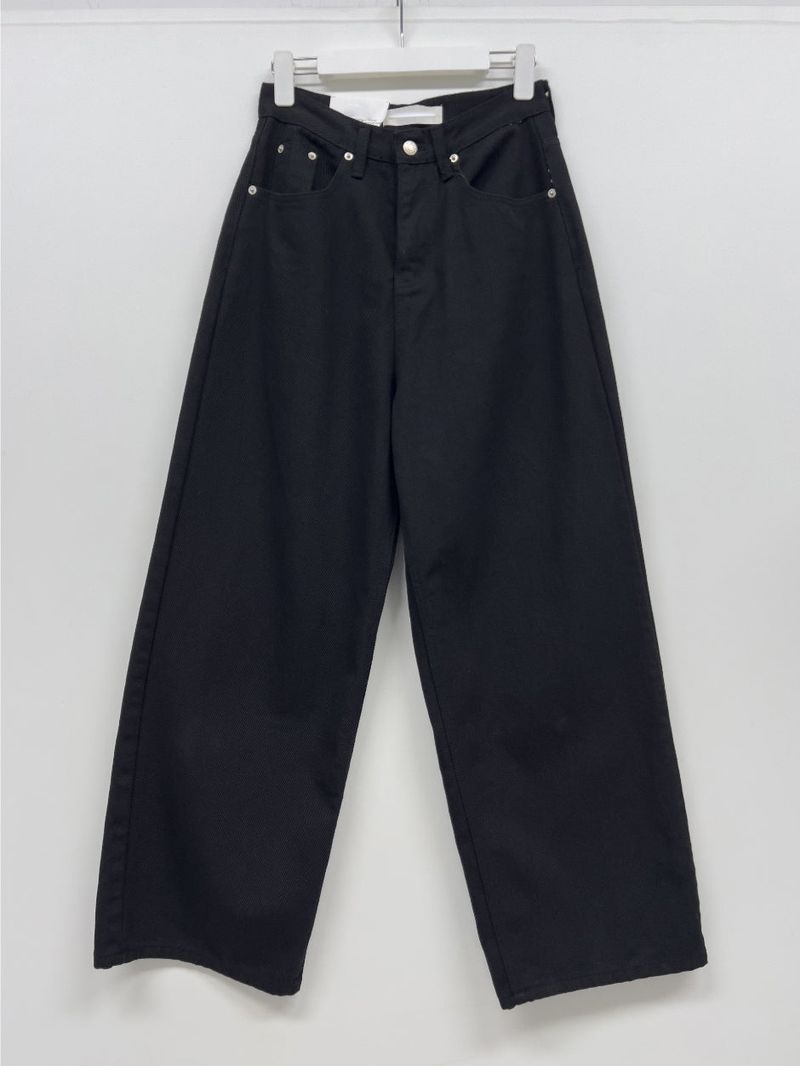 291 Cotton High-Waisted Wide Pants
