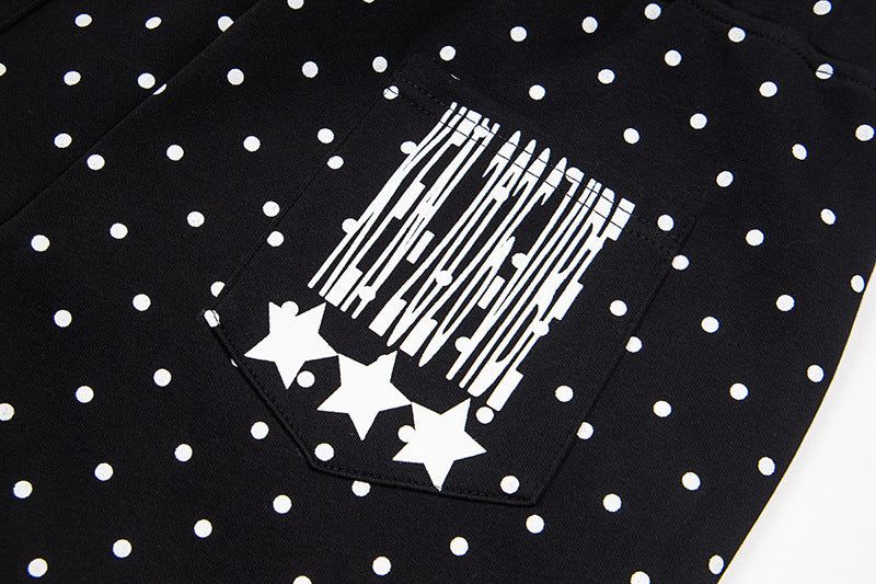 Leto Polka Print Pants