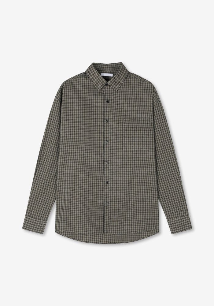 SN Check Pattern Overfit Shirts