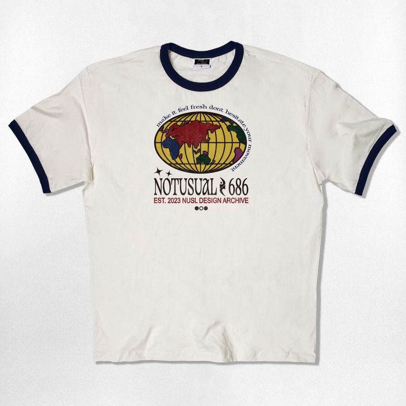 Coloring World Ringer T-Shirts - 4COLOR