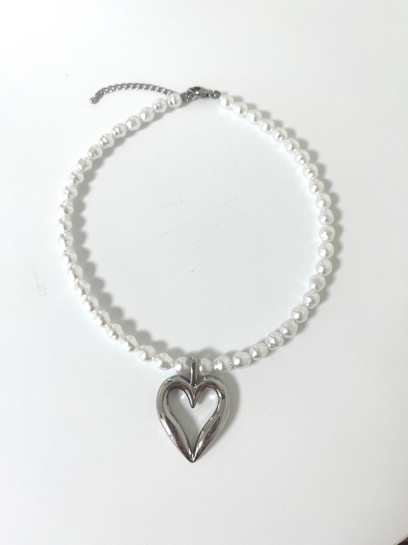 MADE jumbo white necklace