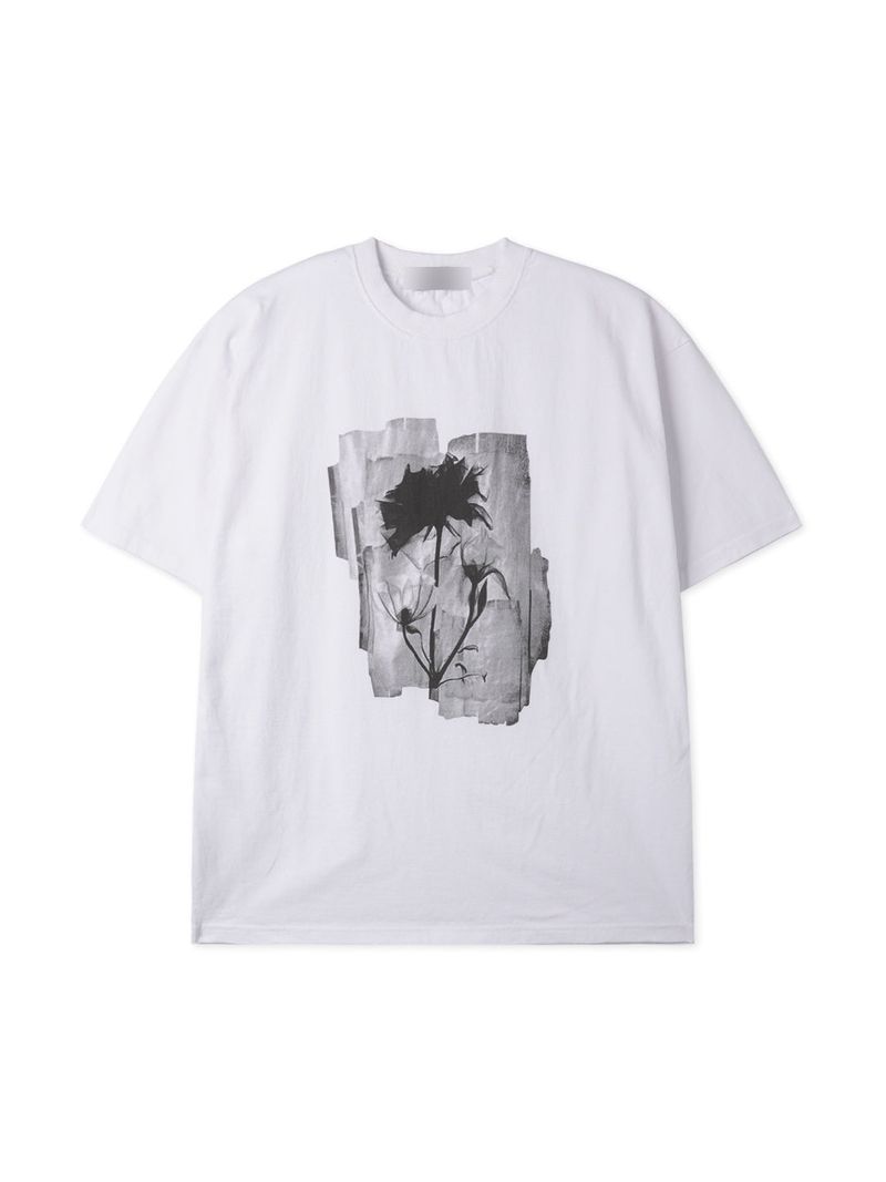 Rose Square Printing Short Sleeve T 2C