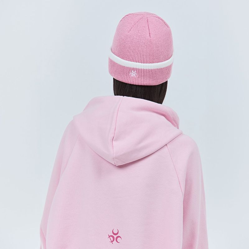 Jacquard Beanie Pink