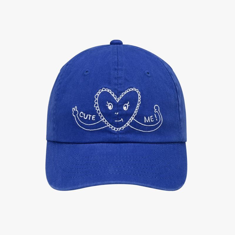 ROSSMOOR（ロスムーア）の「Cute heart cap _blue（Hats）」