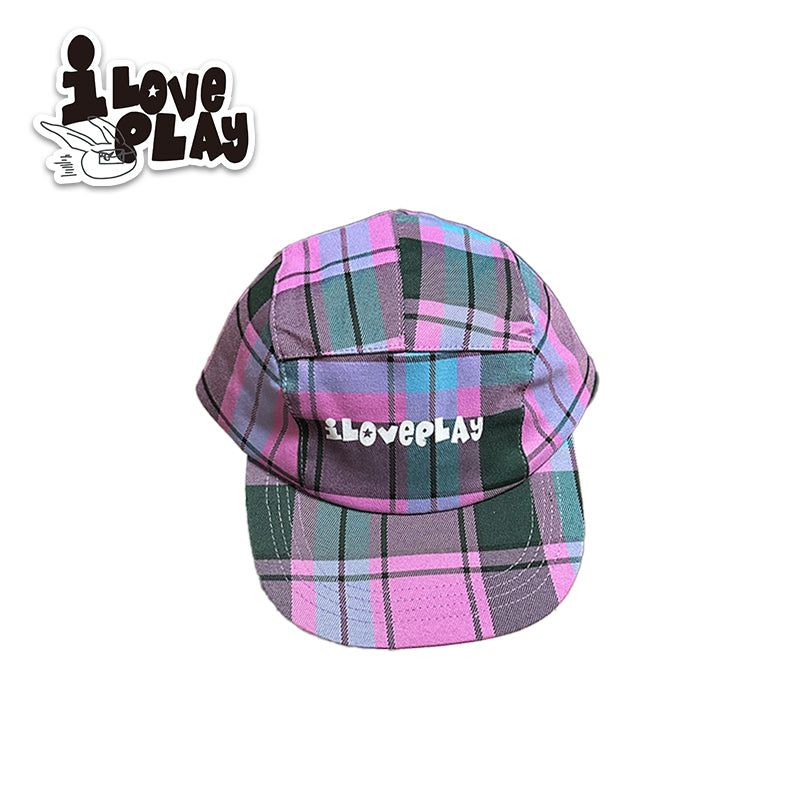 loveplayshop（ラブプレイショップ）の「loveplayshop チェック柄のアメリカンスタイルのストリートスケートボード用つばの広い帽子（帽子）」