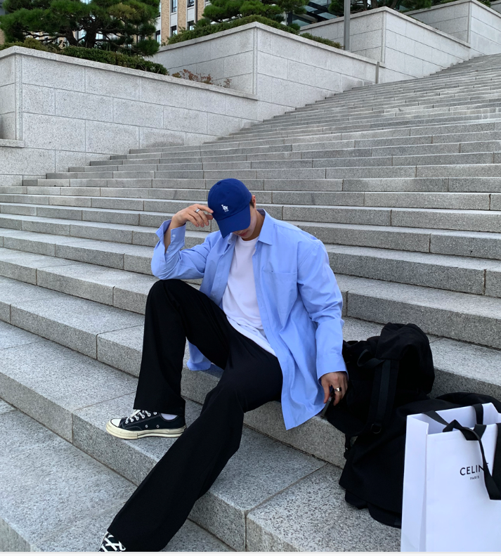 Wonderant Fillet Overfit Oxford Shirt