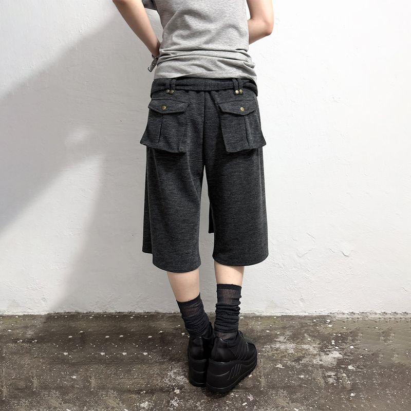 ベルト付き カーゴクロップドパンツ