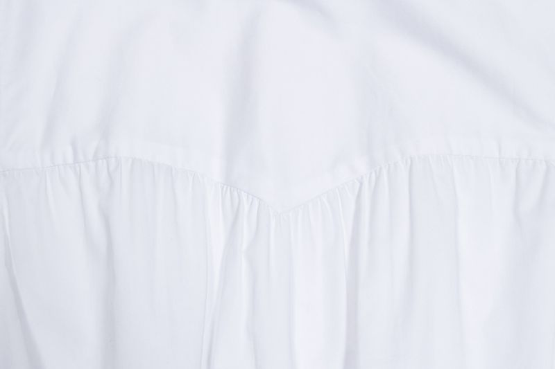 SHIRRING BALLOON SHIRT