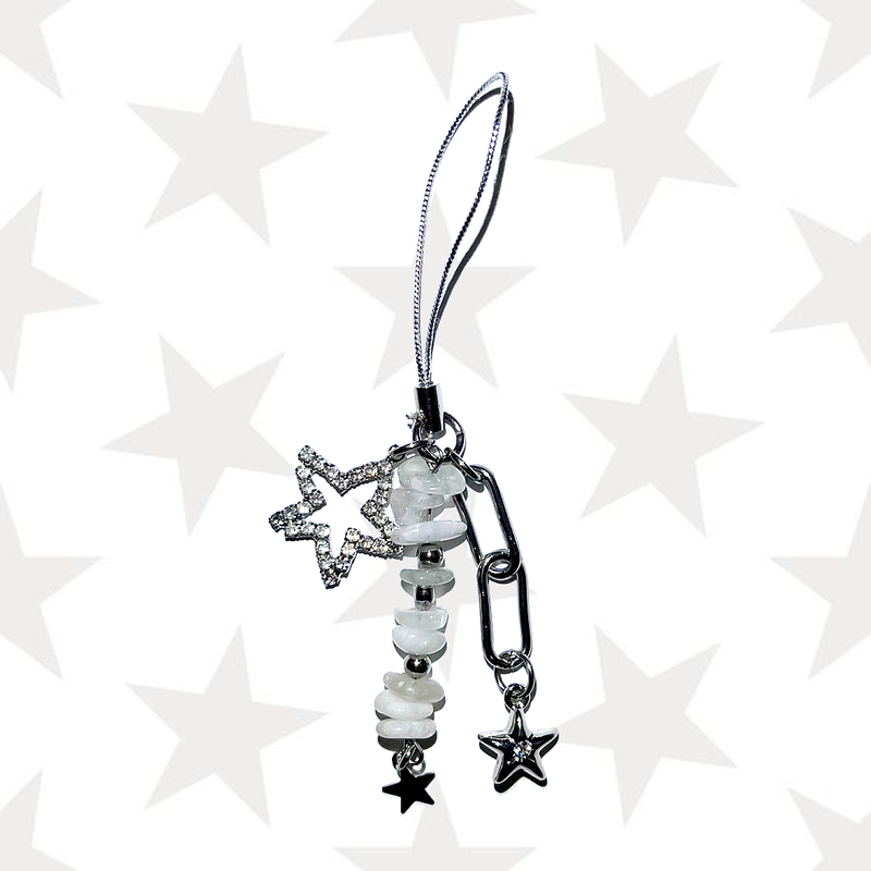 3amgang（スリーエイエムギャング）の「Silver three star cellphone strap（Fashion Accessories）」