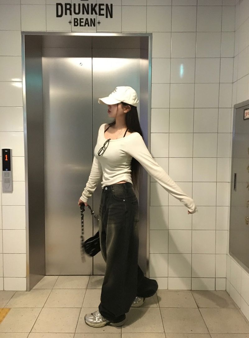 [MADE] BALLOON AND WIDE DENIM PANTS