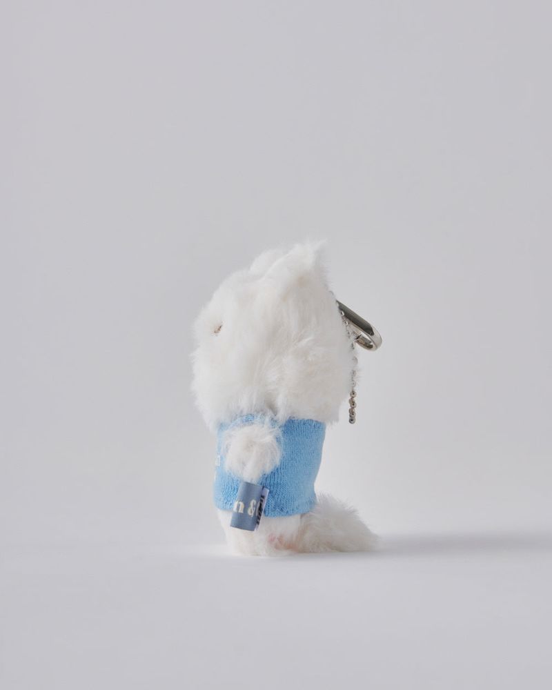 BIG CAT KEY-RING / WHITE