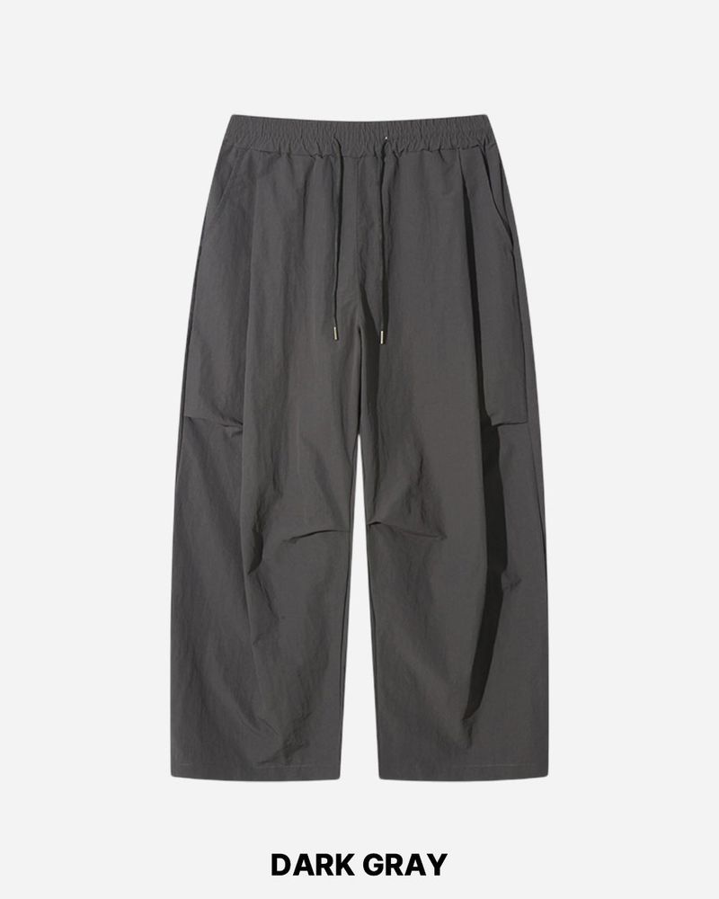 Ripple Pintuck Nylon pants