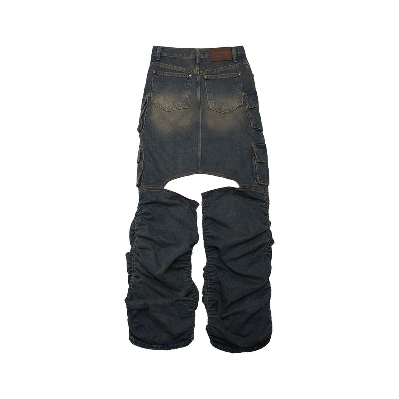 SKIRT PANTS [WASHED]