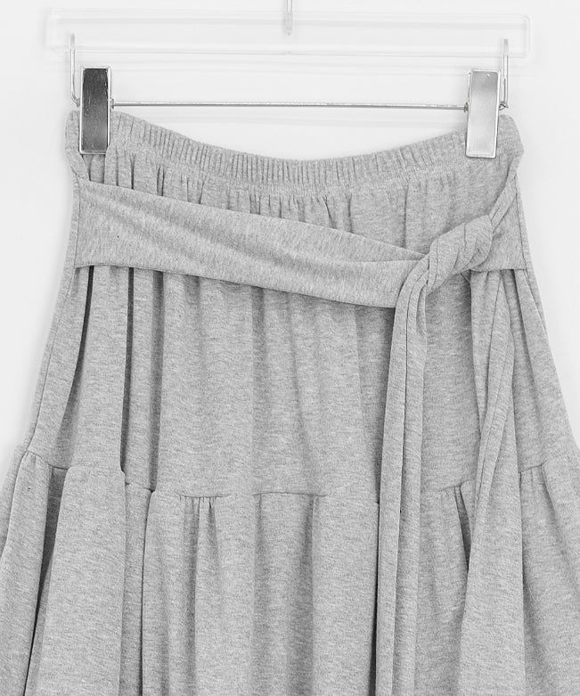 Kovinen Tiered Shirring Long Skirt