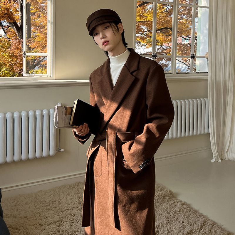 2PLAN（ツープラン）の「Wool robe hidden coat (2 color)（Jackets/Outerwear）」