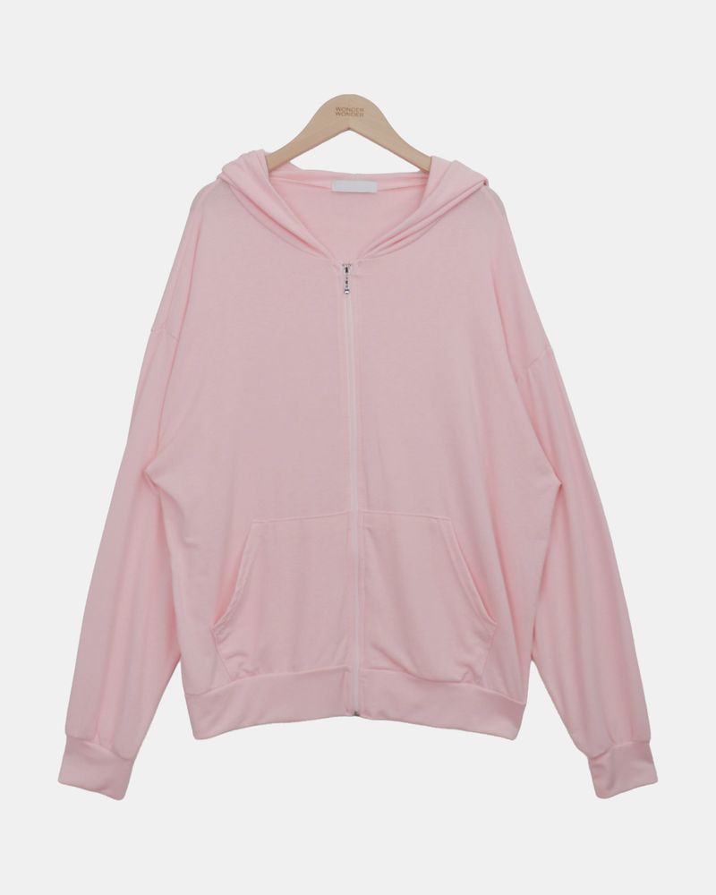 Gyuni Sheer Hooded Zip-Up