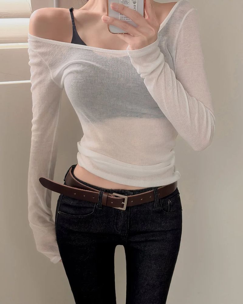Delode sheer T-shirt