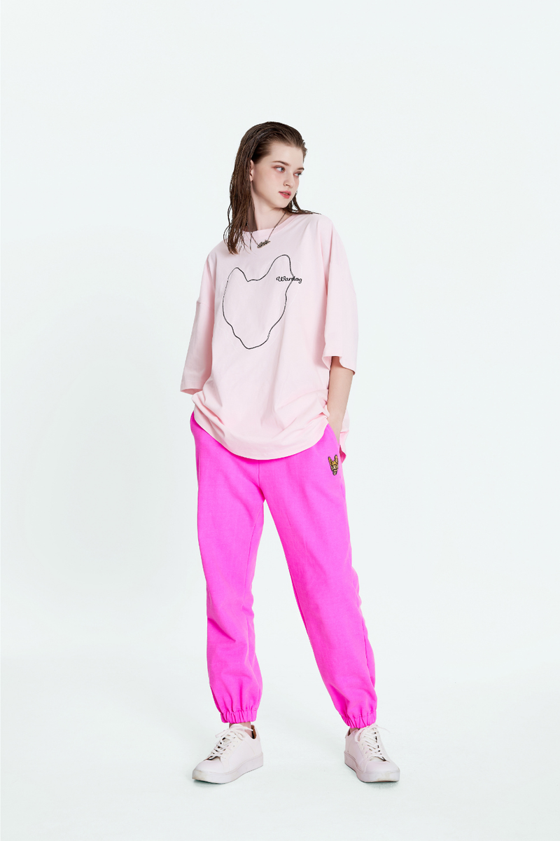 Overfit Line Drawing T-Shirt