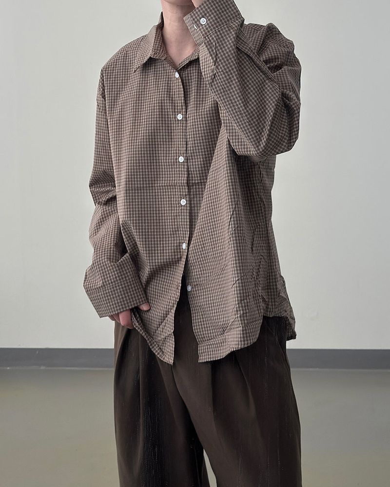 Better Mini-Check Cotton Shirt