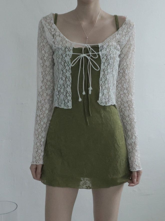 Plume Jacquard Sleeveless One Piece