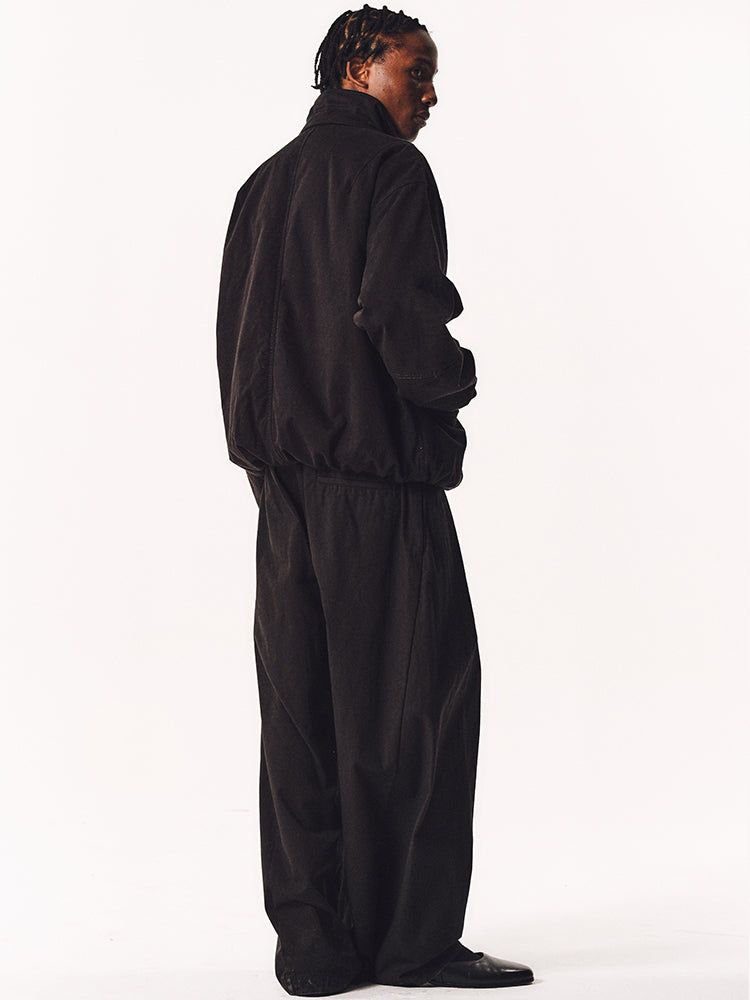 STAND-UP COLLAR COTTON JACKET