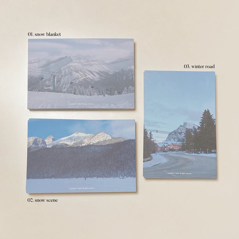 Winter postcard
