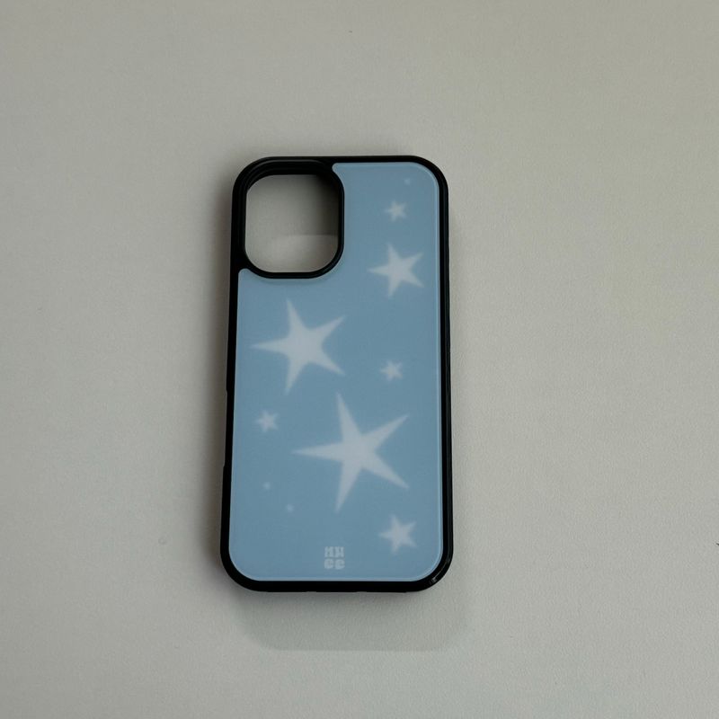 stars case (sky blue) 