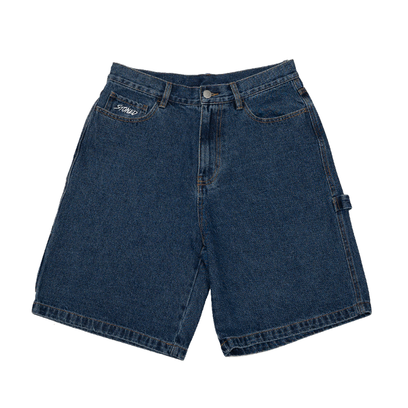 Stoned & Co.(ストーンド アンド コー)の「Mystic : Denim Jorts Blue(Pants)」