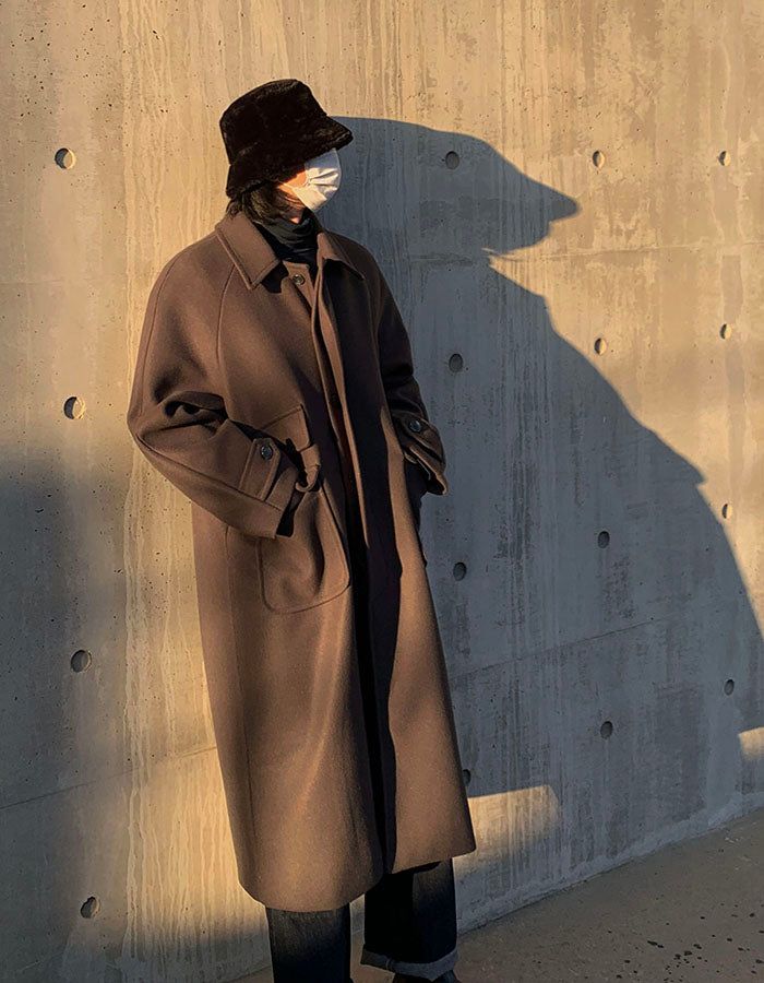 ASCLO Hidden Pocket Wool Coat (3color)