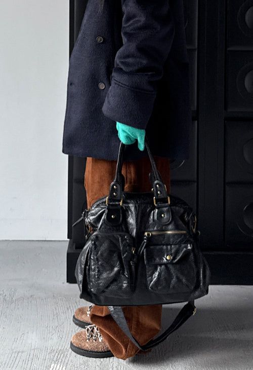 multi pocket square bag