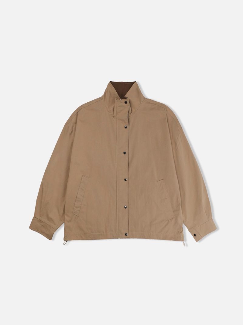 Sand color blocking jacket (2c)